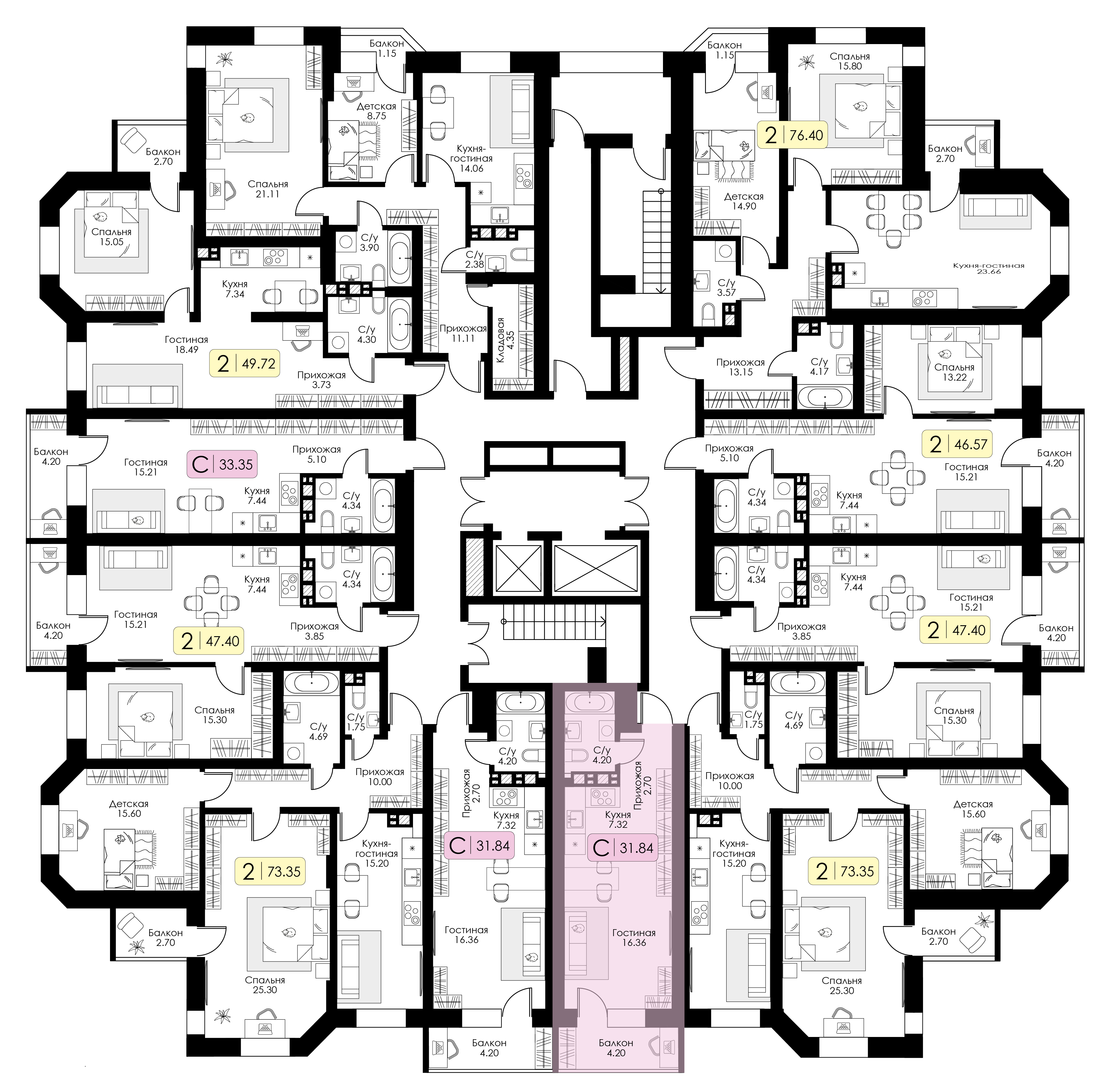 Квартира-студия № 137 