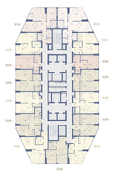 Однокомнатная квартира № 414 