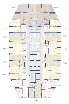 Однокомнатная квартира № 602 