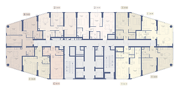 Двухкомнатная квартира № 14 