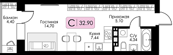 Квартира-студия № 31 