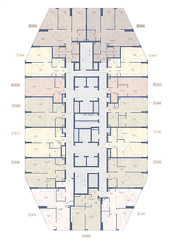 Однокомнатная квартира № 697 