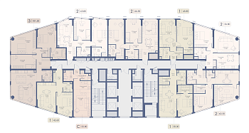 Однокомнатная квартира № 264 