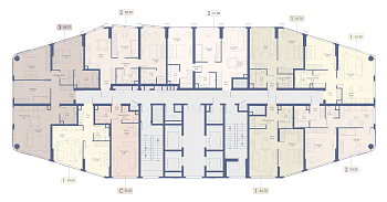 Однокомнатная квартира № 143 