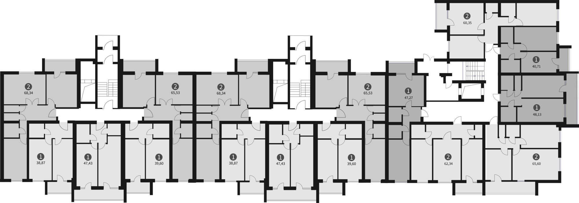 Планировка этажа
